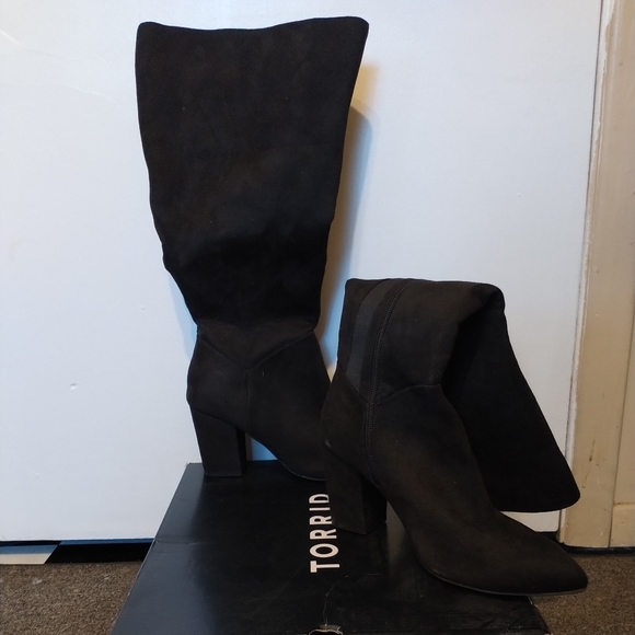 torrid Shoes - Women's under knee heel boots